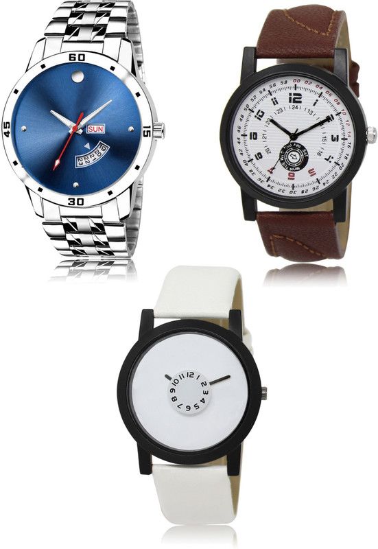 New latest Designer Combo of 3 Analog Watch - For Men 105-11-26