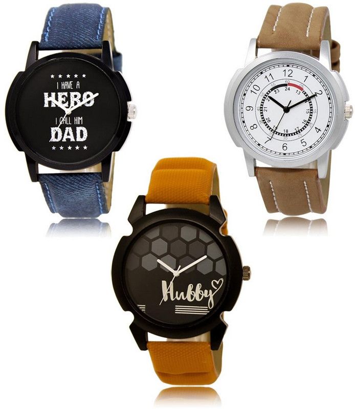 New latest Designer Combo of 3 Analog Watch - For Men LR-07-17-32