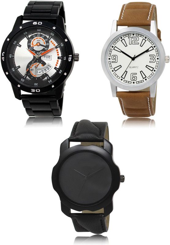 New latest Designer Combo of 3 Analog Watch - For Men 107-15-22