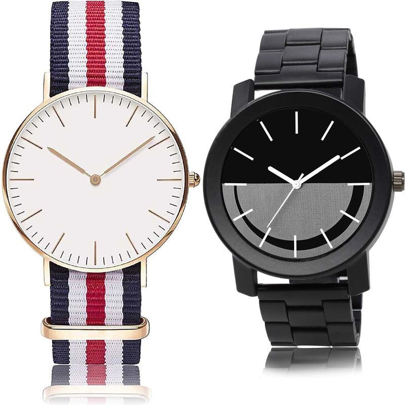 combo watch Analog Watch - For Boys Classical Exclusive Chronograph And Chain Watch Combo Watch For Boys And Men - BC5-B108