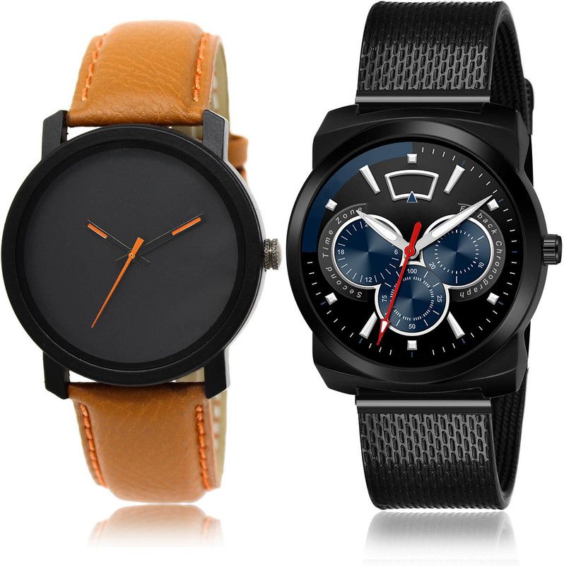 Analog Watch - For Men Modern Chronograph 2 Watch Combo For Boys And Men - BL46.20-(61-S-10)