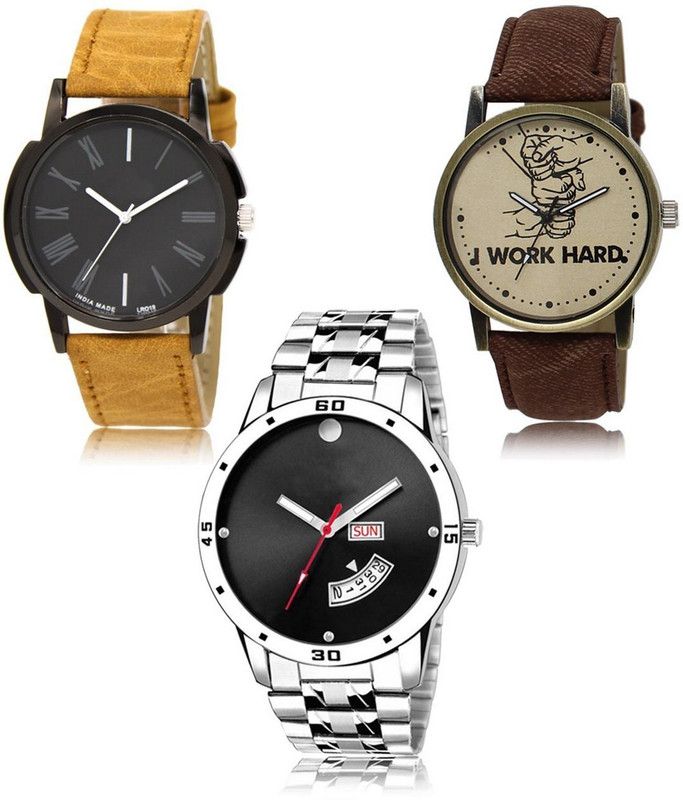 New latest Designer Combo of 3 Analog Watch - For Men 19-29-104