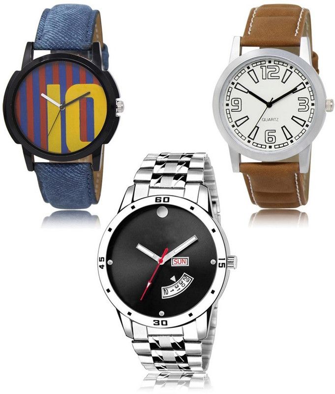 New latest Designer Combo of 3 Analog Watch - For Men LR-10-15-104