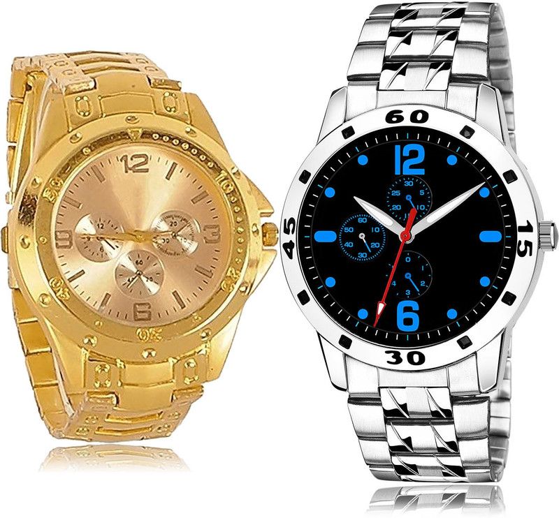 Analog Watch - For Men Modern Luxury 2 Watch Combo For Boys And Men - B71-(68-S-19)