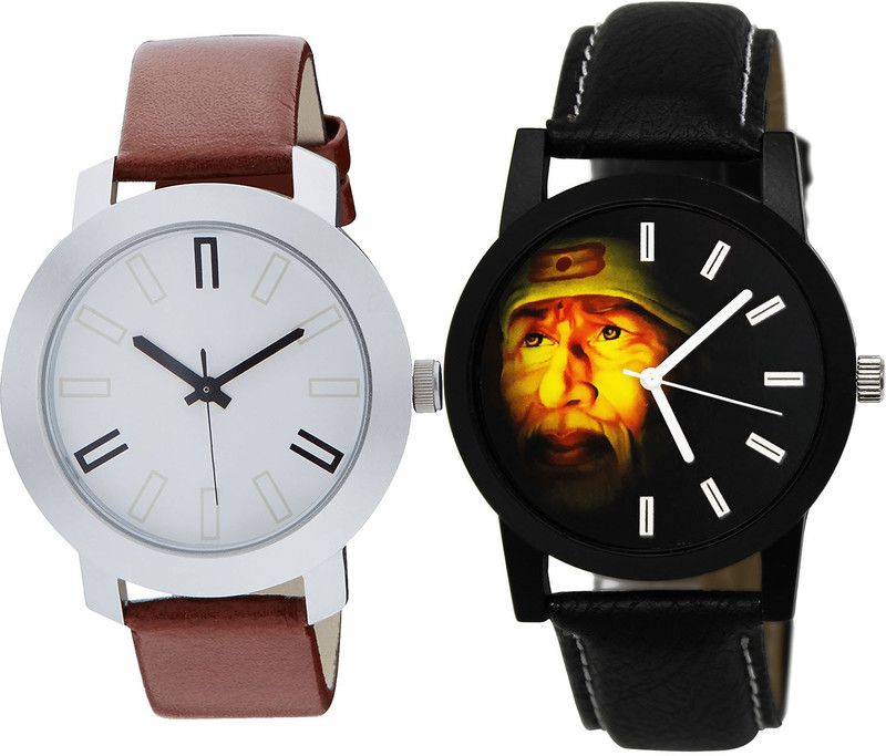 combo watch Analog Watch - For Girls Best Chronograph Sai Baba Watch - B44-B123