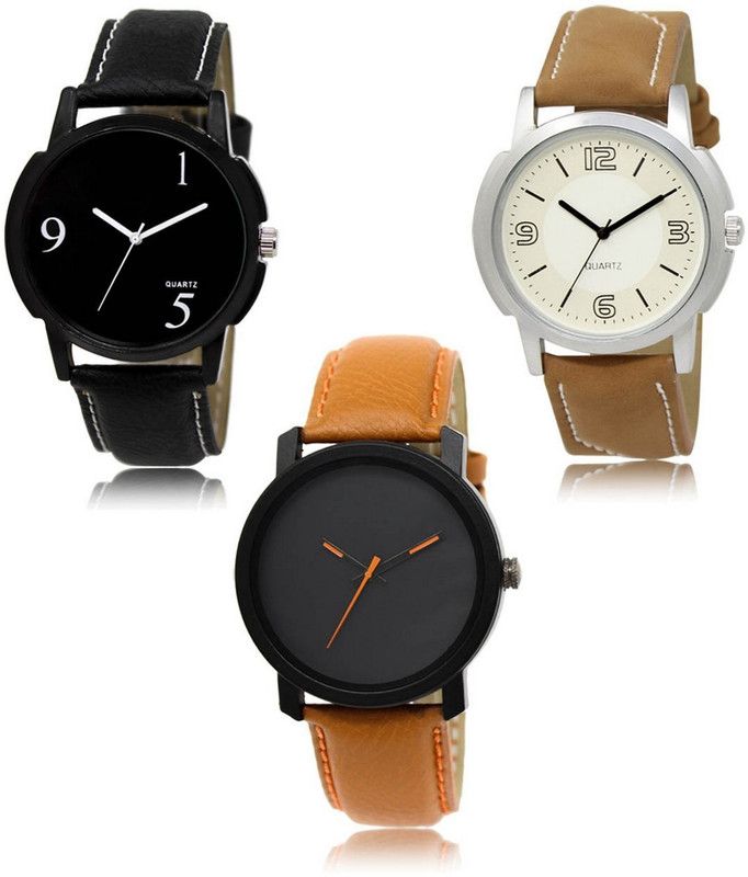 New latest Designer Combo of 3 Analog Watch - For Men LR-06-16-20