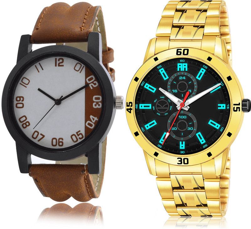 Analog Watch - For Men Treading Diwali 2 Watch Combo For Boys And Men - B39-(63-S-21)