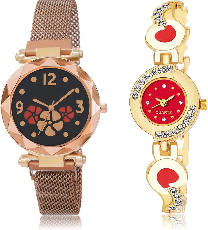 Analog Watch - For Women Brand New Stylish 2 Watch Combo For Women And Girls - G653-G441