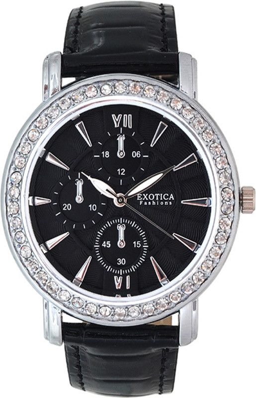 Basic Analog Watch - For Women New -EF-70-Crono-2-Black