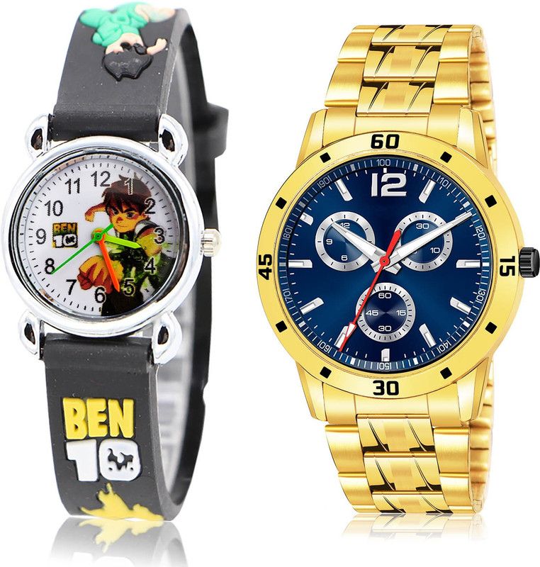Analog Watch - For Boys Modern Quartz 2 Watch Combo For Boys And Men - BK87-(71-S-21)