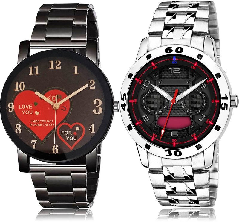 Analog Watch - For Men Best Diwali 2 Watch Combo For Boys And Men - BCPL8-(59-S-19)