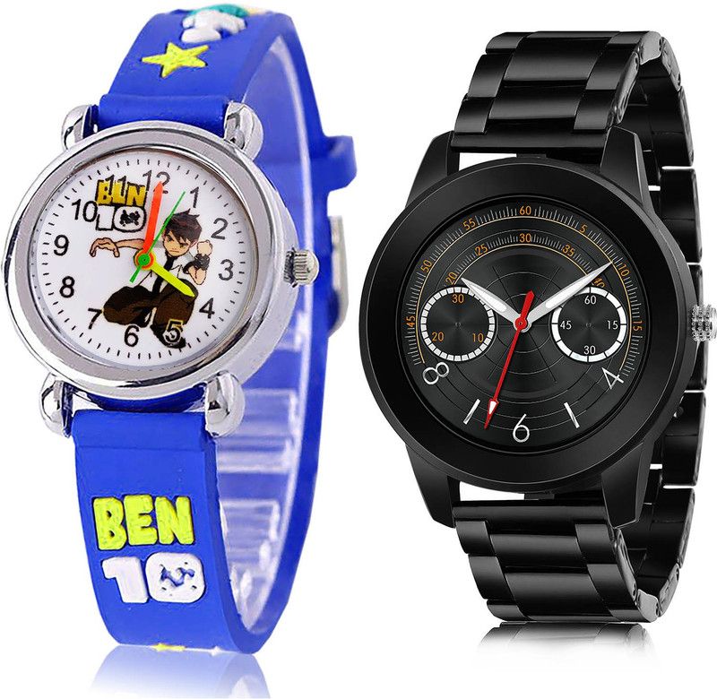 Analog Watch - For Boys New Valentine 2 Watch Combo For Boys And Men - BK91-(67-S-20)