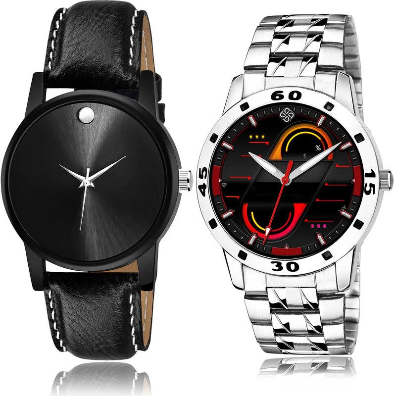 Analog Watch - For Men 2 Watch Combo For Boys And Men - B763-(1-S-19)