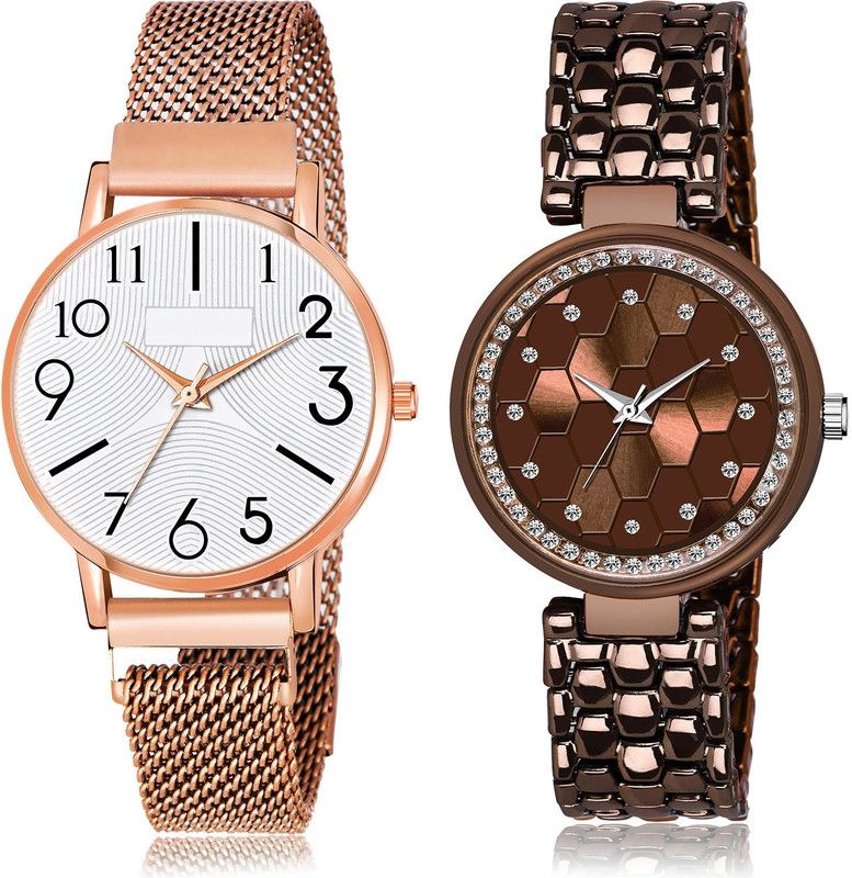 Analog Watch - For Women New Luxury 2 Watch Combo For Women And Girls - GW60-GL271