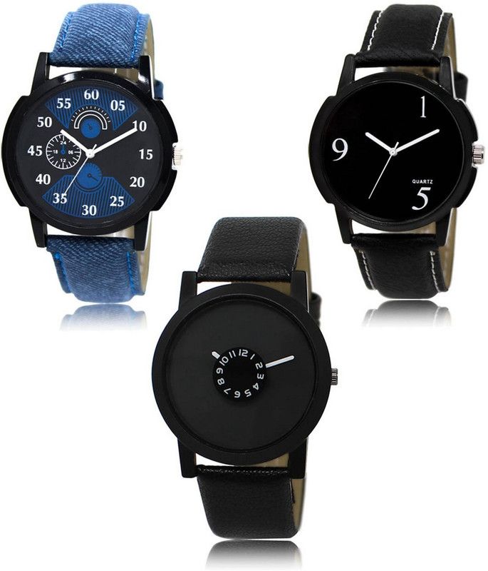 New latest Designer Combo of 3 Analog Watch - For Men LR-02-06-25