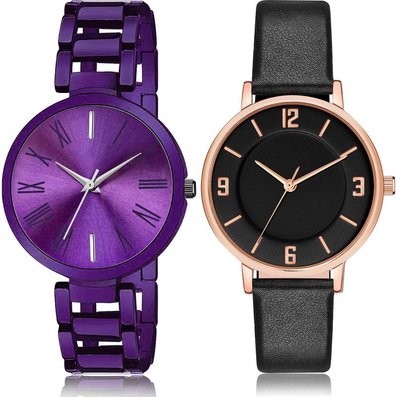 Analog Watch - For Women Latest Casual 2 Watch Combo For Women And Girls - G655-GM391