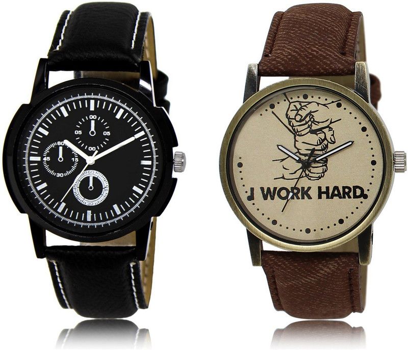 New Latest Designer Combo of 2 Analog Watch - For Men LR13-LR29