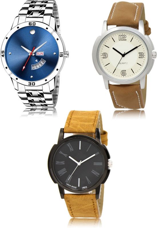 New latest Designer Combo of 3 Analog Watch - For Men 105-16-19