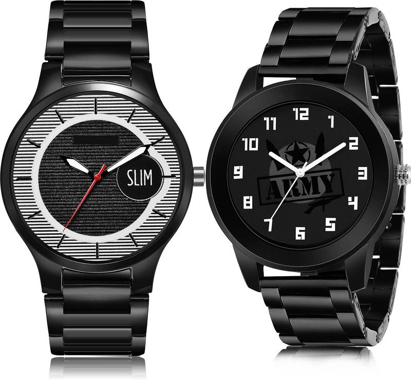 Analog Watch - For Men Brand New Fancy 2 Watch Combo For Boys And Men - BM410-B993