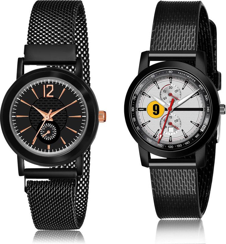 Analog Watch - For Girls Classical Chronograph 2 Watch Combo For Women And Girls - GW36-(55-L-10)