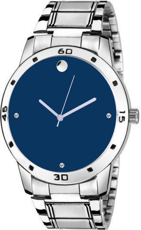 Analog Watch - For Men Blue Dial Chain Strap Analog -OT305
