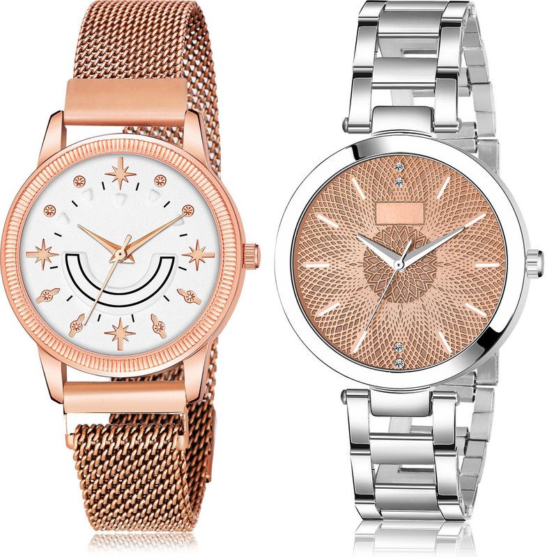 Analog Watch - For Women New Fancy 2 Watch Combo For Women And Girls - GW70-GM204