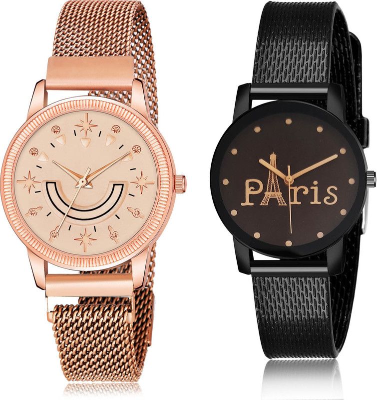 Analog Watch - For Women Modish Rich 2 Watch Combo For Women And Girls - GW68-G526