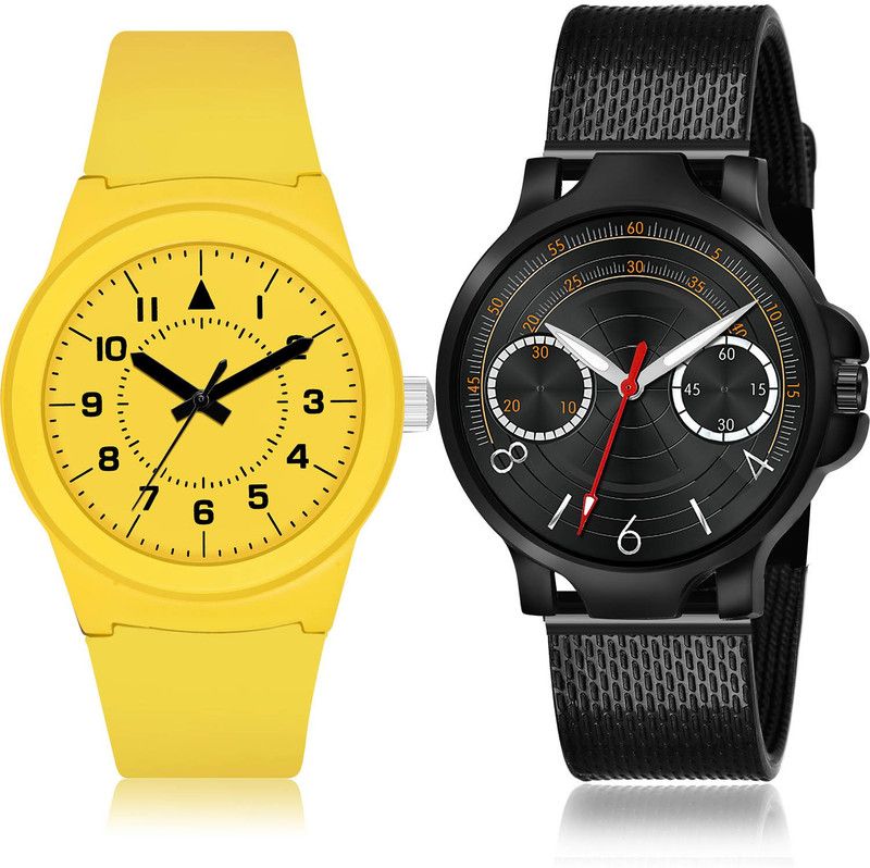 Analog Watch - For Boys New Italian Designer 2 Watch Combo For Boys And Men - BM122-(67-S-10)