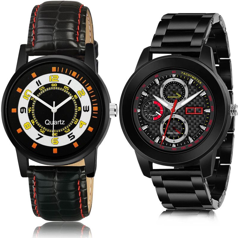 Analog Watch - For Men Modern Quartz 2 Watch Combo For Boys And Men - BRA42-(60-S-20)