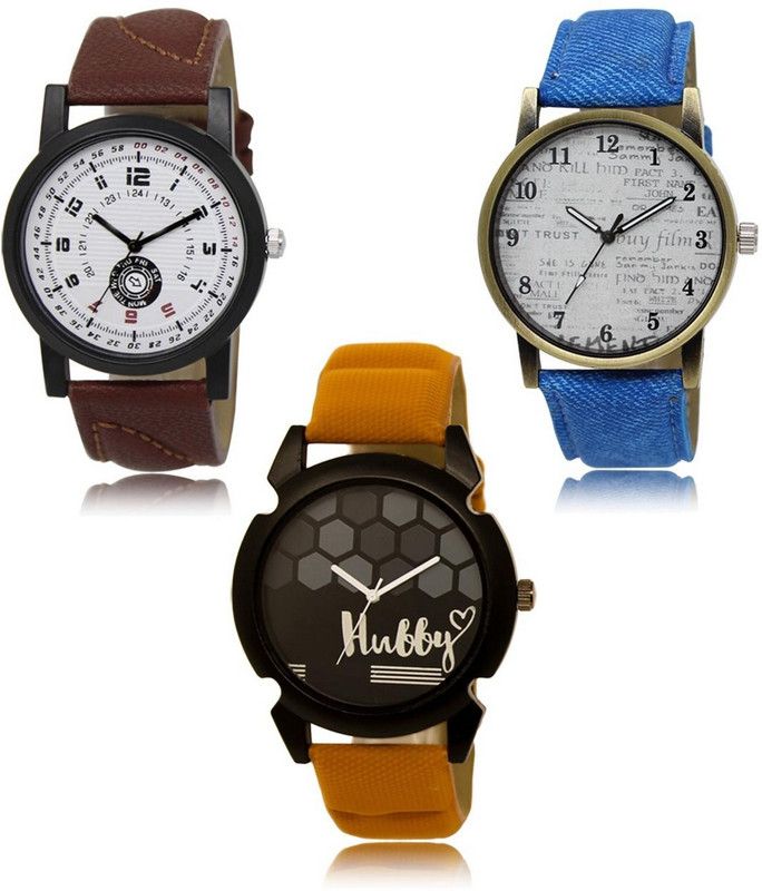 New latest Designer Combo of 3 Analog Watch - For Men LR-11-28-32
