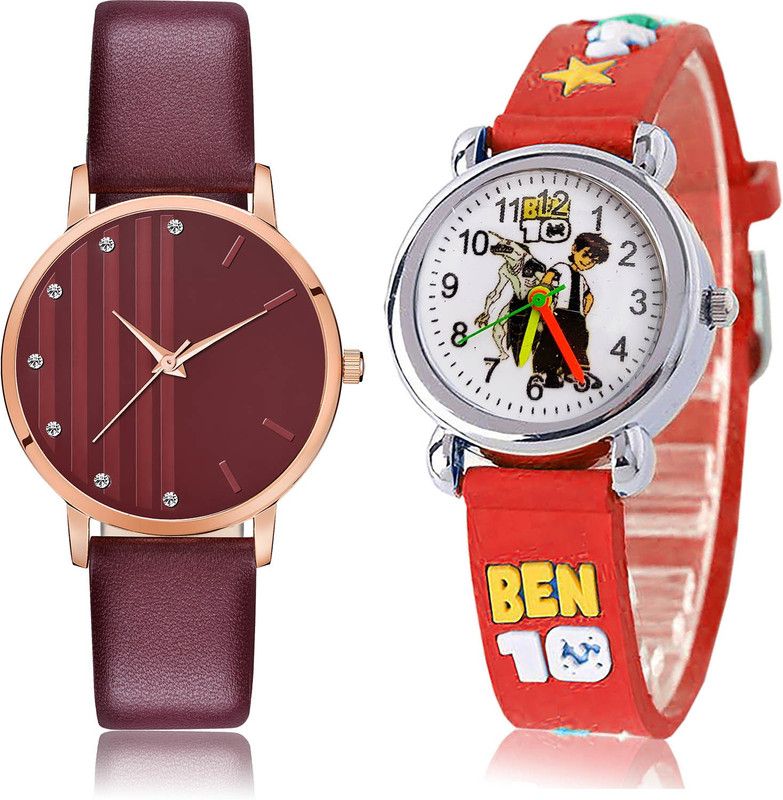 Analog Watch - For Girls Best Unique 2 Watch Combo For Women And Girls - GM324-GC120