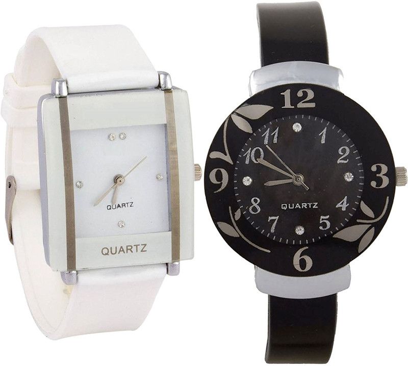 Analog Watch - For Women Classical Technology White And Black Color Combo Watch (G17-G24) For Girls And Women