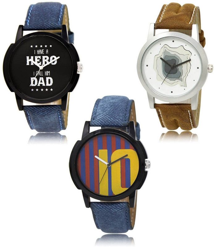 New latest Designer Combo of 3 Analog Watch - For Men LR-07-09-10