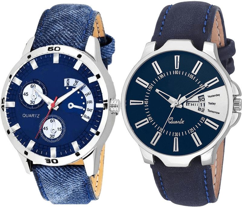 combo watch Analog Watch - For Girls Modern Branded Day And Date- B57-BL46.23