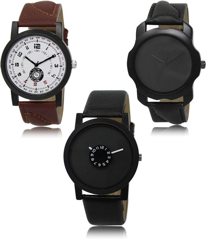 New latest Designer Combo of 3 Analog Watch - For Men LR-11-22-25