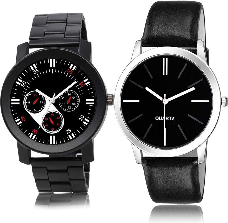 combo watch Analog Watch - For Boys Classical Valentine Chain Watch And Slim Watch Watch - B948-B997 (Combo Of 2 )