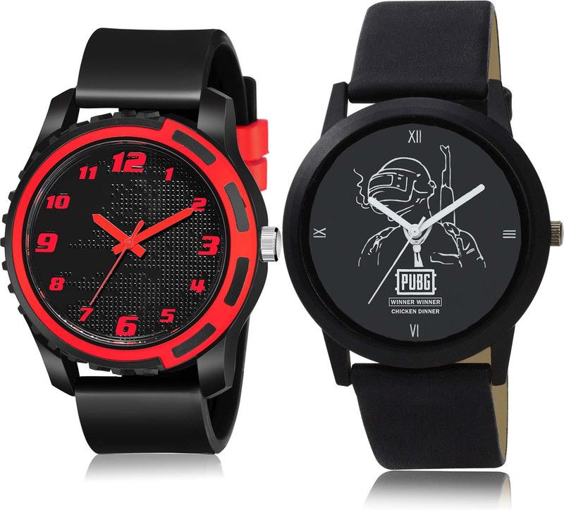 Analog Watch - For Boys & Girls New Traditional Sports And Pubg Military Army Combo Watch For Boys And Men - BM113-B164