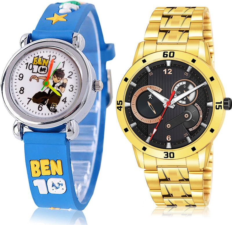Analog Watch - For Boys New Royal 2 Watch Combo For Boys And Men - BK98-(19-S-21)