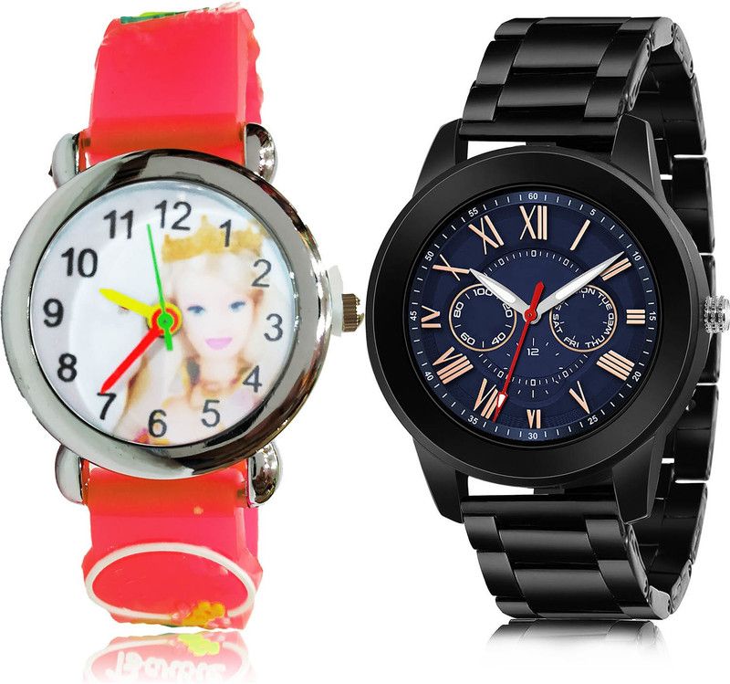 Analog Watch - For Boys Best Party Wedding 2 Watch Combo For Boys And Men - BK77-(62-S-20)