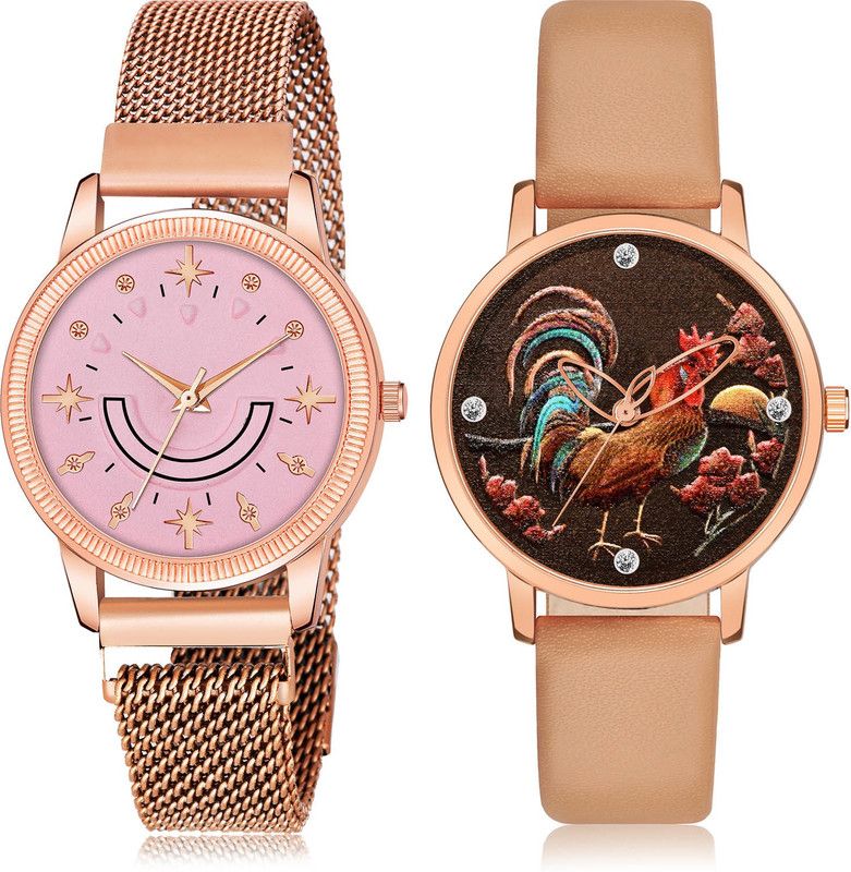 Analog Watch - For Women Classical Professional 2 Watch Combo For Women And Girls - GW72-GM367