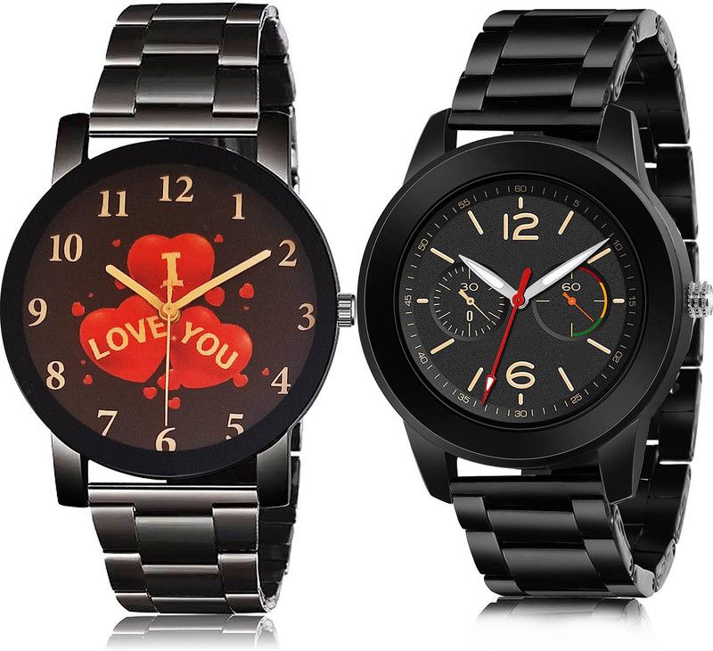 Analog Watch - For Men Classical Professional 2 Watch Combo For Boys And Men - BCPL22-(64-S-20)