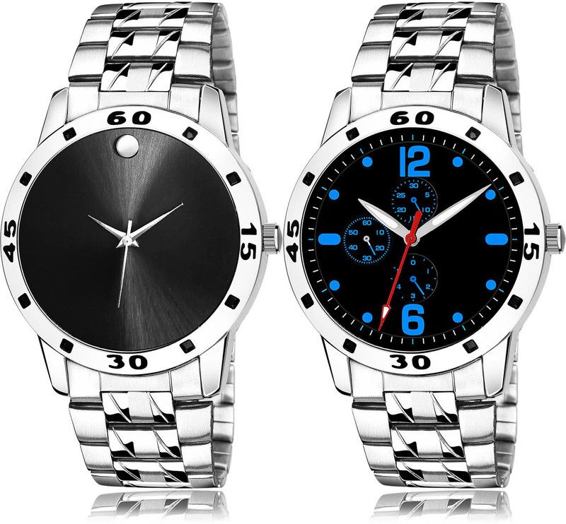 Analog Watch - For Men Contemporary Party Wedding 2 Watch Combo For Boys And Men - B776-(68-S-19)