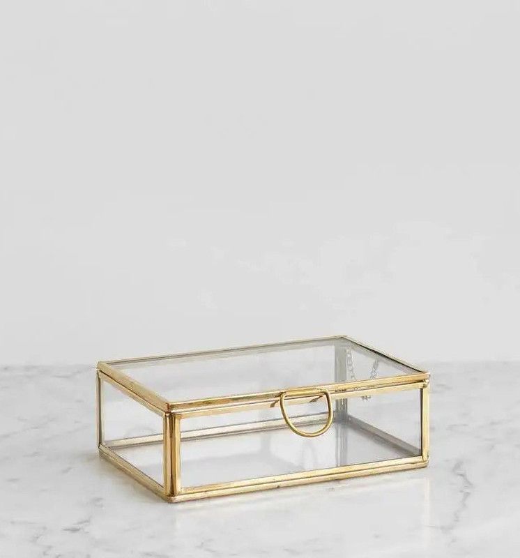 Glass box Watch Box  (Transparent, Holds 1 Watch)