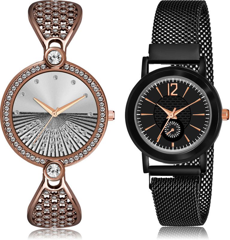 Analog Watch - For Women Treading Present 2 Watch Combo For Women And Girls - GM252-GW36