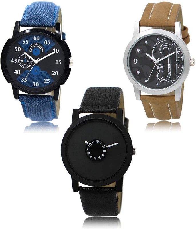 New latest Designer Combo of 3 Analog Watch - For Men LR-02-14-25