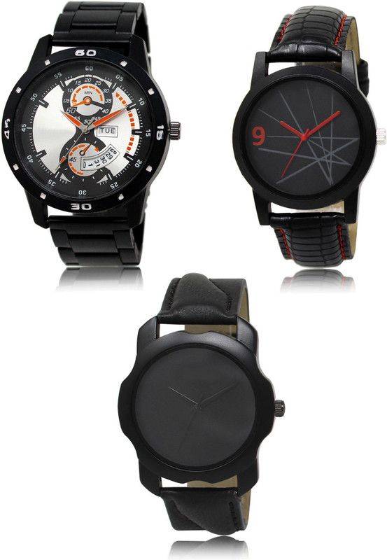 New latest Designer Combo of 3 Analog Watch - For Men LR107-LR08-LR22