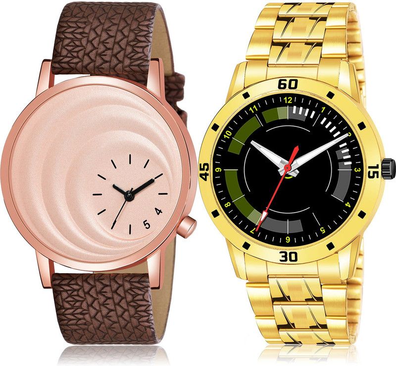 Analog Watch - For Men Brand New Fancy 2 Watch Combo For Boys And Men - BM17-(43-S-21)