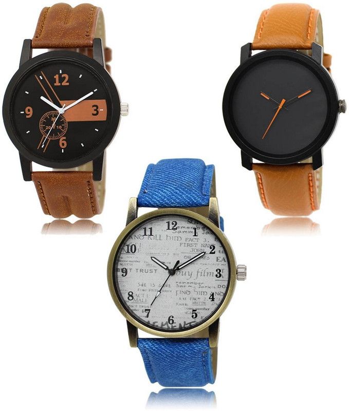 New latest Designer Combo of 3 Analog Watch - For Men LR-01-20-28