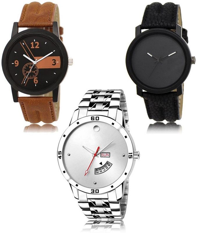 New latest Designer Combo of 3 Analog Watch - For Men LR-01-21-103