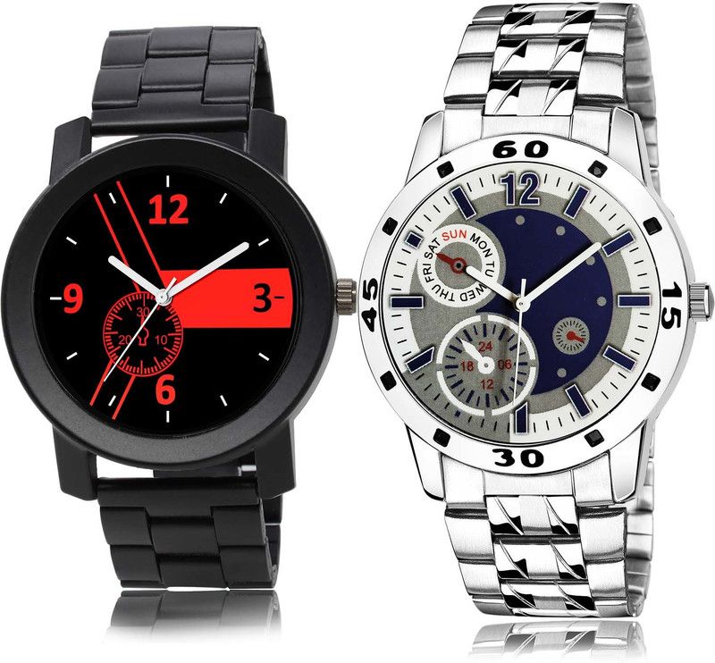 Analog Watch - For Men New Quartz Chain Watch Watch - B690-B666 (Combo Of 2 )